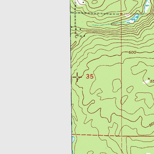 Topographic Map of The Plateau Club, WA