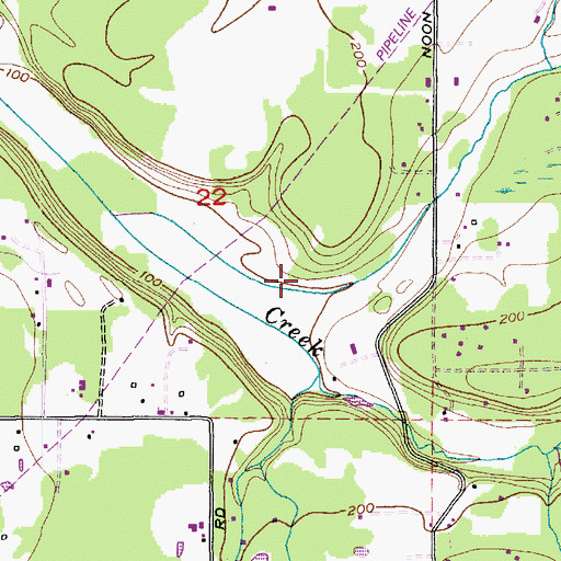 Topographic Map of Shuksan Golf Club, WA