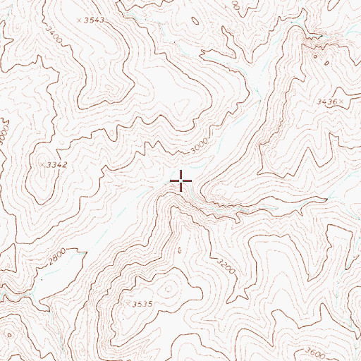 Topographic Map of Bear Creek, AZ