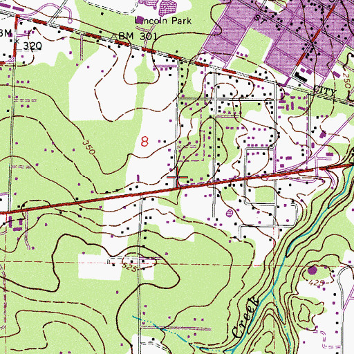 Topographic Map of Welcome Inn Recreational Vehicle Park, WA