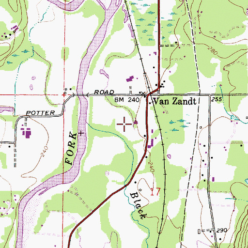 Topographic Map of River of Life Community Church, WA