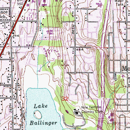 Topographic Map of Bethel Chapel, WA
