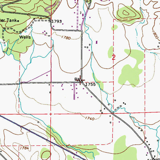 Topographic Map of Chewelah Seventh Day Adventist Church, WA