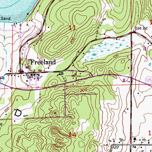 Topographic Map of Christian Life Ministry Center, WA
