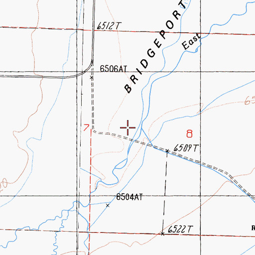 Topographic Map of Green Creek, CA