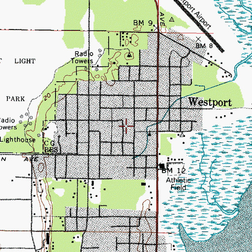 Topographic Map of Saint Christopher Episcopal Church, WA