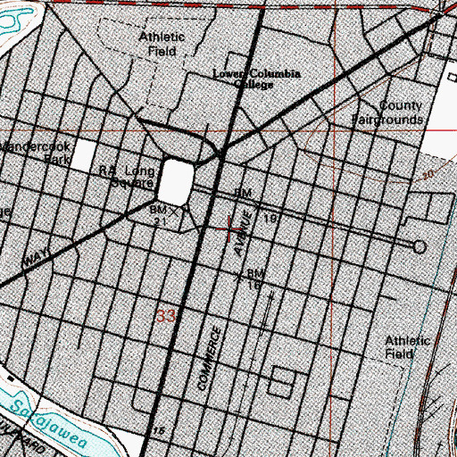 Topographic Map of Father's House Church, WA