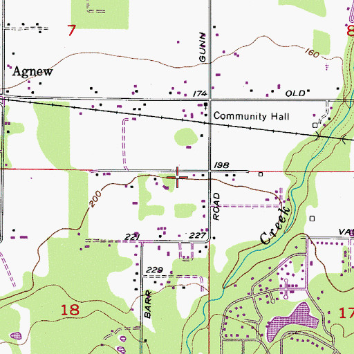 Topographic Map of Olympic Unitarian Universalist Fellowship Church, WA