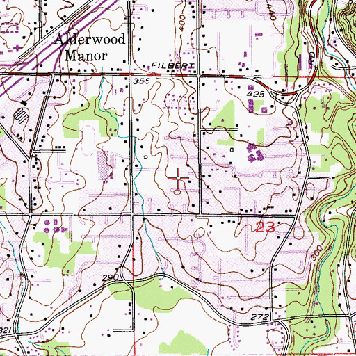 Topographic Map of Redemption Lutheran Church, WA