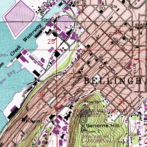 Topographic Map of Saint Brendan's Anglican Church, WA