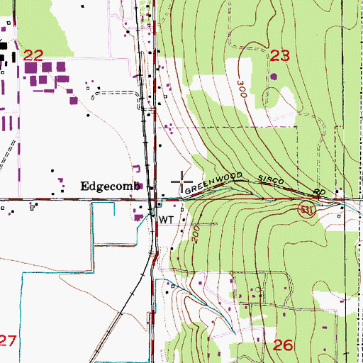 Topographic Map of Atonement Free Lutheran Church, WA