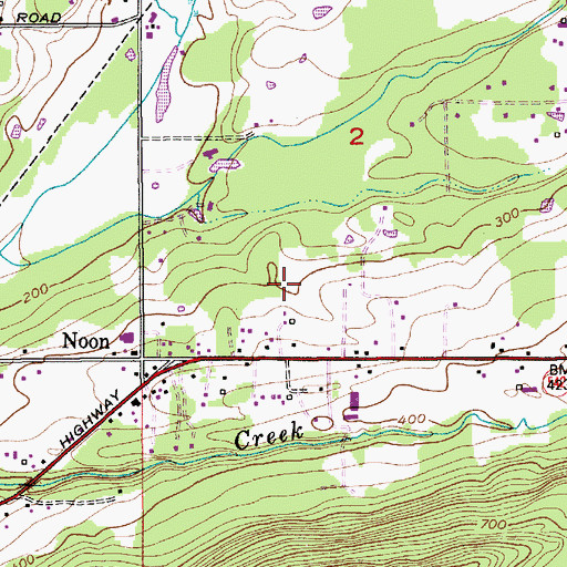 Topographic Map of Mount Baker Church of Christ, WA