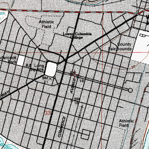 Topographic Map of Calvary Chapel, WA