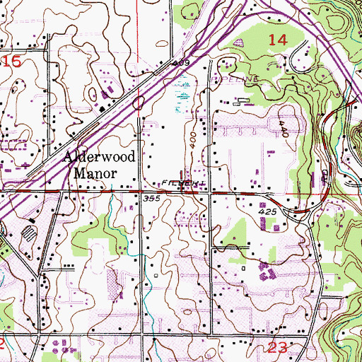 Topographic Map of Calvary Chapel Lynnwood, WA