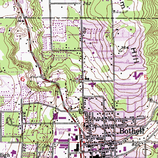 Topographic Map of Church of the Living God, WA