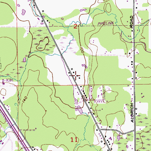 Topographic Map of Cornwall Park Church of God, WA