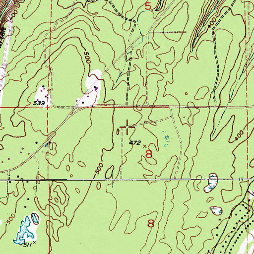 Topographic Map of Christ the Rock Community Church, WA