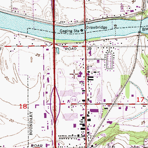Topographic Map of Christ the King Community Church, WA