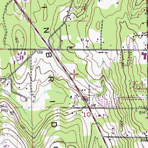 Topographic Map of Grace Church, WA