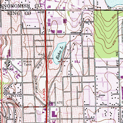 Topographic Map of Holy Apostles Greek Orthodox Church, WA