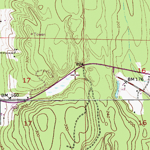 Topographic Map of House of Prayer Church, WA