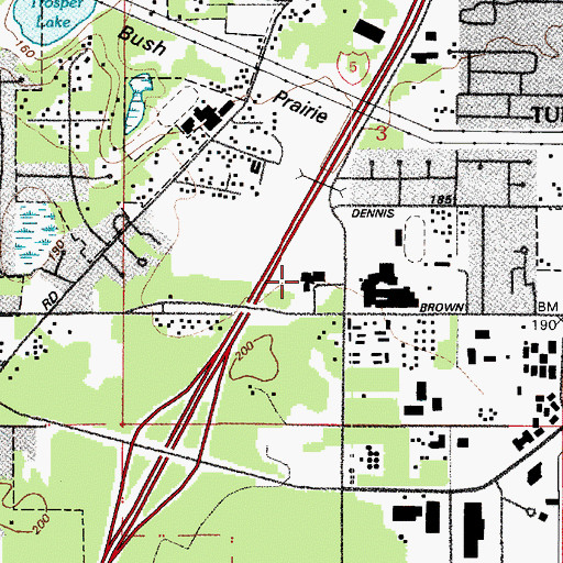 Topographic Map of Mountain View Christian Church of the Nazarene, WA