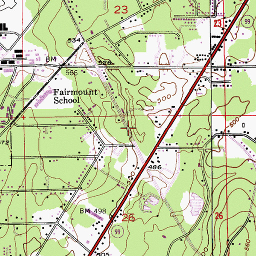 Topographic Map of Sonrise Chapel, WA