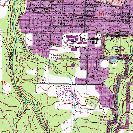 Topographic Map of Lighthouse Christian Center, WA