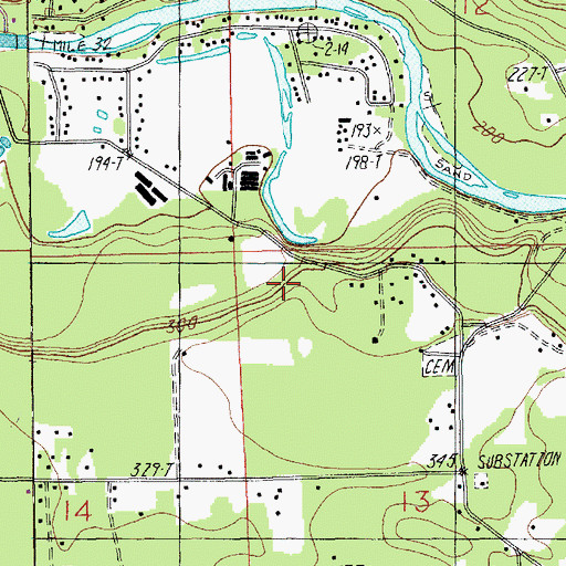 Topographic Map of Lutheran Chapel on the Hill, WA
