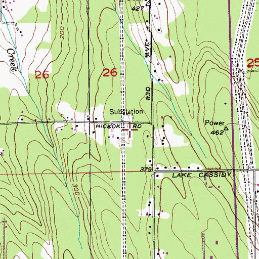 Topographic Map of Marysville Church of the Nazarene, WA
