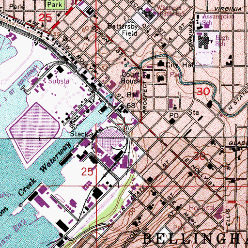 Topographic Map of Dharmakirti Buddhist Center, WA