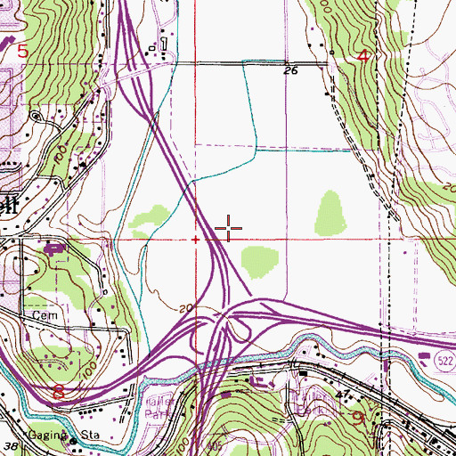 Topographic Map of Northwest Community Church, WA