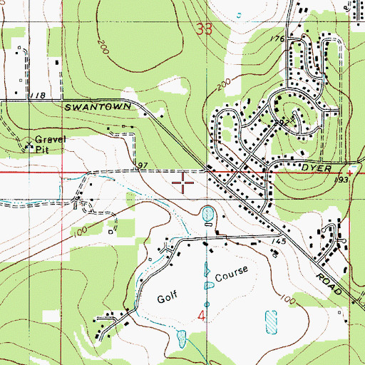 Topographic Map of Oak Harbor Christian Reformed Church, WA