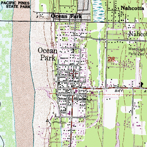 Topographic Map of Family Worship Center, WA