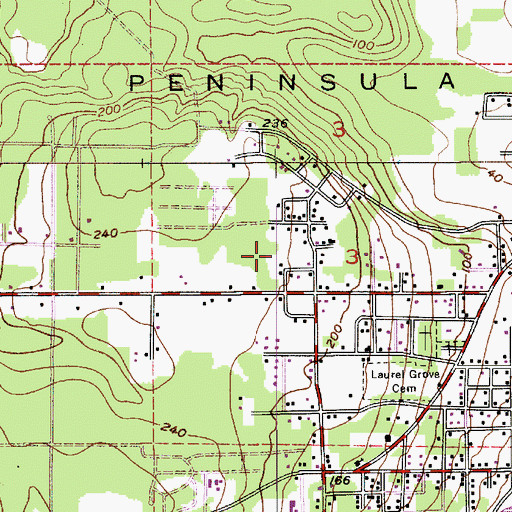 Topographic Map of Saint Herman of Alaska Eastern Orthodox Church, WA