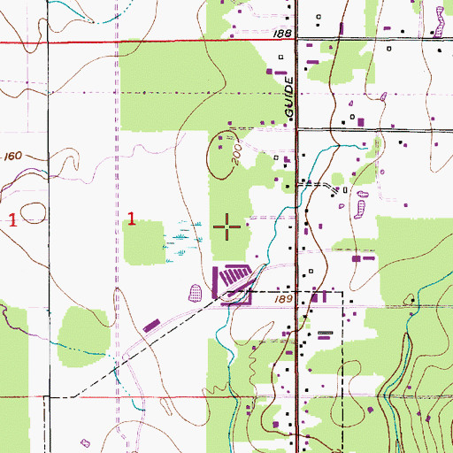 Topographic Map of New Beginnings Church of the Nazarene, WA