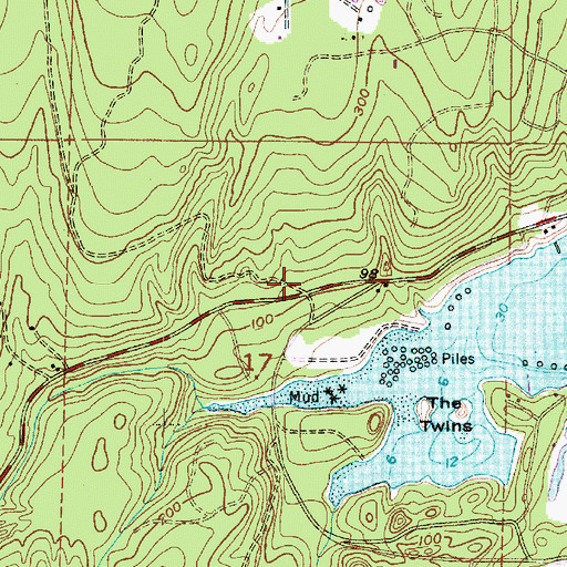 Topographic Map of Port Ludlow Community Church, WA