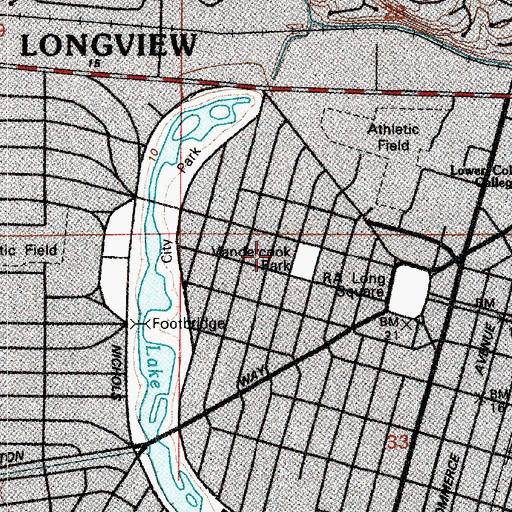 Topographic Map of Saint Stephen's Episcopal Church, WA