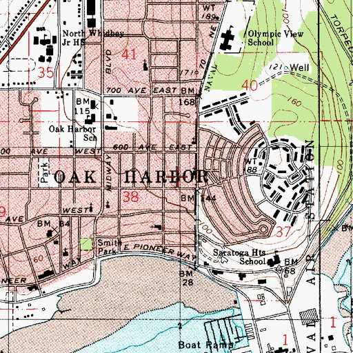Topographic Map of Saint Stephen's Anglican Church, WA