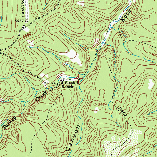 Topographic Map of Bear Head Canyon, AZ