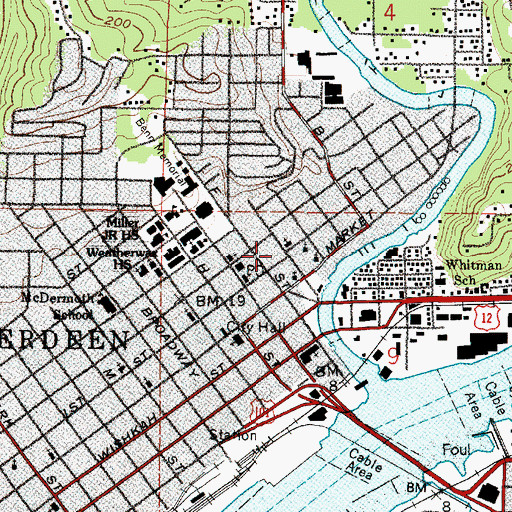Topographic Map of Kingdom Hall of Jehovahs Witnesses, WA