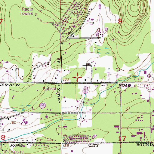 Topographic Map of Bellingham Covenant Church, WA