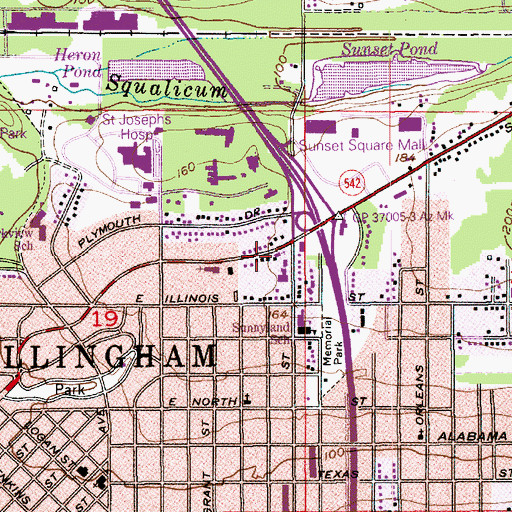 Topographic Map of Hope in Christ Church, WA
