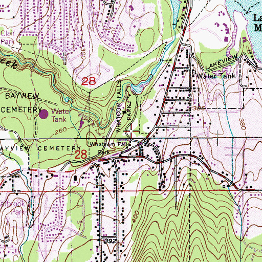 Topographic Map of Kingdom Hall of Jehovahs Witnesses, WA