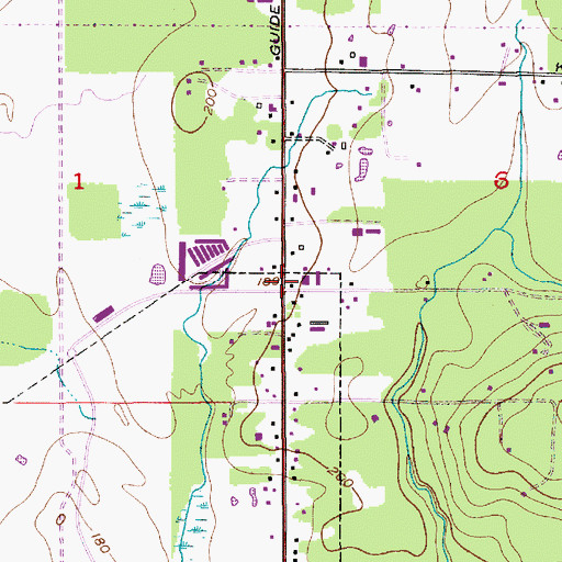 Topographic Map of New Horizon Community Church, WA
