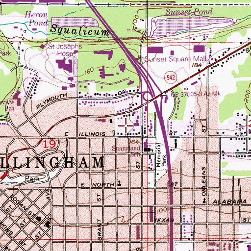 Topographic Map of The Church of Jesus Christ of Latter Day Saints, WA