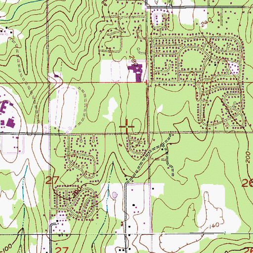 Topographic Map of Family of God Lutheran Church, WA