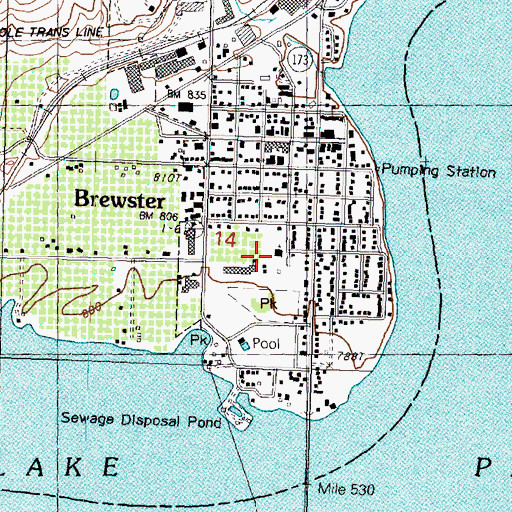 Topographic Map of The Church of Jesus Christ of Latter Day Saints, WA