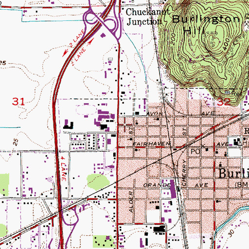 Topographic Map of Apostolic Missionary Church, WA
