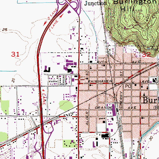 Topographic Map of Baker Korean Community Church, WA